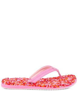 �T�k�[�N ���f�B�[�X �V���[�Y �T���_�� Sanuk Women's Bubblecush Rainbow Flip Flops Pink/Multi �s���N