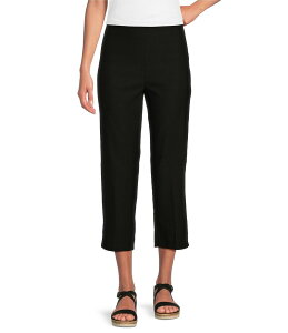 �A�� �}�C���X ���f�B�[�X �{�g���X �J�W���A���p���c �p���c Ali Miles Flat Front Stretch Ponte Pants Black �u���b�N