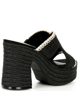 `FV[AhoCIbg fB[X V[Y Xb|E[t@[ vbgtH[ T_ J[ubN Chelsea & Violet Elize Colorblock Woven Platform Sandals Black ubN