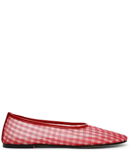 XeB[u }f fB[X V[Y pvX MK`FbN bV MK Steve Madden Meadow Mesh Gingham Ballet Flats Red Gingham bh