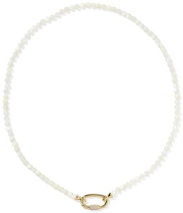 �P���h���X�R�b�g ���f�B�[�X �A�N�Z�T���[ �l�b�N���X�E�`���[�J�[ ���[�X Kendra Scott Football Beaded Strand Collar Necklace Gold Ivory Mother Of Pearl �A�C�{���[