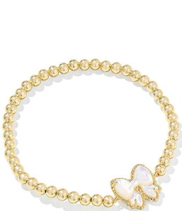 �P���h���X�R�b�g ���f�B�[�X �A�N�Z�T���[ �u���X���b�g�E�o���O���E�A���N���b�g Kendra Scott Haley Bow Pearl Stretch Bracelet Gold Ivory Mother Of Pearl �A�C�{���[