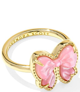 �P���h���X�R�b�g ���f�B�[�X �A�N�Z�T���[ �w�� Kendra Scott Haley Bow Band Ring Gold Blush Ivory Mother Of Pearl �A�C�{���[