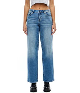 �q�h�D�� �W�[���Y ���f�B�[�X �{�g���X �f�j���p���c Hidden Jeans Logan Mid Rise Dad Jeans Medium Wash