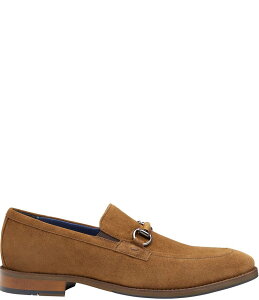WXgAh}[tB[ Y V[Y Xb|E[t@[ XG[h [t@[ Johnston & Murphy Mens Landry Suede Bit Buckle Slip On Loafers Snuff