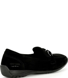 WZtZCx fB[X V[Y pvX XG[h [t@[ Josef Seibel Fenja 34 Suede Bit Buckle Loafers Black ubN