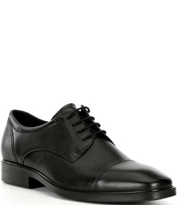 GR[ Y V[Y hXV[Y Black ECCO Men's Metropole Milan Cap Toe Oxfords
