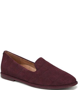 oCIjbN fB[X V[Y pvX XG[h [t@[ Vionic Willa 2.0 Croco Embossed Suede Slip On Loafers Cherry Jubilee