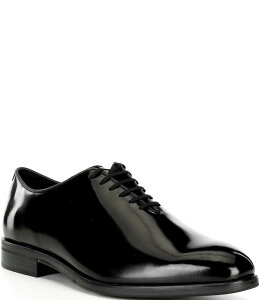 yz R[n[ Y hXV[Y V[Y Men's Foster Grand Wholecut Leather Oxfords Black/Black