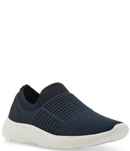�u�����h ���f�B�[�X �{�g���X �J�W���A���p���c �X�j�[�J�[ �j�b�g Blondo Karen Knit Waterproof Slip On Sneakers Navy �l�C�r�[
