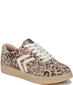 hN^[EV[ fB[X V[Y Xj[J[ XG[h Dr. Scholl's Rebel Sport Leopard Suede Gum Sole Sneakers Leopard Aj}