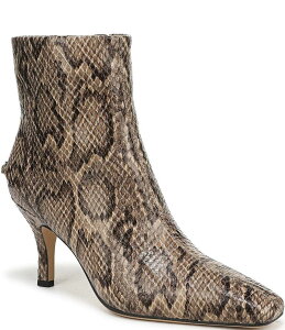 TGf} fB[X V[Y u[cECu[c vg u[c Circus NY by Sam Edelman Laura Snake Print Dress Booties Taupe Multi g[v