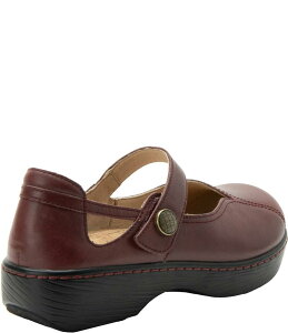 �A���O���A ���f�B�[�X �V���[�Y �q�[�� ���U�[ Alegria Onika Leather Mary Jane Pumps Redwood