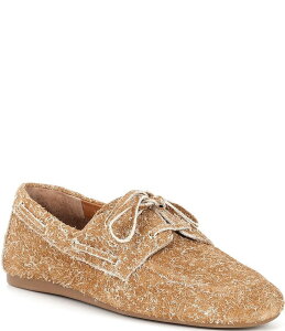 Wrj fB[X V[Y pvX XG[h [t@[ Gianni Bini Lionel Hairy Suede Flat Loafers New Honey