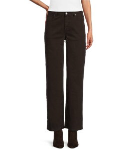 ���o ���f�B�[�X �{�g���X �f�j���p���c ���C�h���b�O �f�j�� �W�[���Y Reba Delaney Stretch Denim Wide Leg Jeans Chocolate �`���R���[�g