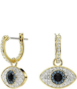 XtXL[ fB[X ANZT[ sAXECO Swarovski Symbolica Crystal Evil Eye Drop Earrings Gold/Multi S[h