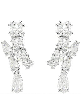 XtXL[ fB[X ANZT[ sAXECO Swarovski Matrix Drop Earrings Silver Vo[