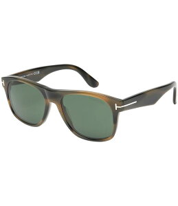 gEtH[h fB[X ANZT[ TOXEACEFA Khaki Green Havana/Green TOM FORD Men's Marlon 55mm Havana Square Sunglasses