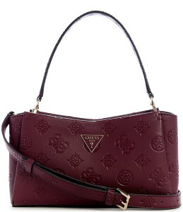 QX fB[X obO V_[obO Guess Tisha Shoulder Bag Wine Logo C