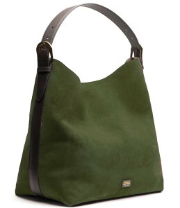 �t�����Z�X�o�����^�C�� ���f�B�[�X �o�b�O �V�����_�[�o�b�O �X�G�[�h FRANCES VALENTINE Hunter Suede Hobo Tote Bag Olive �I���[�u