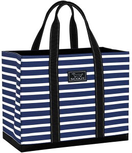 �X�J�E�g ���f�B�[�X �o�b�O �g�[�g�o�b�O SCOUT Original Deano Stripe Large Tote Bag Nantucket Navy �l�C�r�[