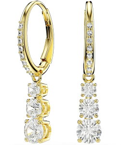 yz XtXL[ fB[X sAXECO ANZT[ Stilla Attract Round Cut Hoop Drop Earrings Gold