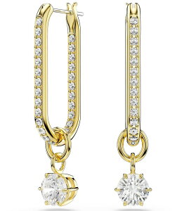 �X�����t�X�L�[ ���f�B�[�X �A�N�Z�T���[ �s�A�X�E�C�������O Swarovski Constella Round Cut Drop Earrings White/Gold �z���C�g