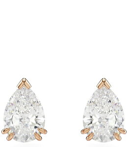 XtXL[ fB[X ANZT[ sAXECO Swarovski Stilla Pear Cut Stud Earrings Rose Gold/White zCg