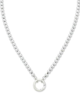 �W�F�[���Y �G�C�����[ ���f�B�[�X �A�N�Z�T���[ �l�b�N���X�E�`���[�J�[ ���[�X James Avery Beaded Chain Changeable Charm Holder Necklace Sterling Silver �V���o�[