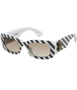 �J�[�g�W�F�C�K�[�����h�� ���f�B�[�X �A�N�Z�T���[ �T���O���X�E�A�C�E�F�A Kurt Geiger London Women's KGL1016 52mm Rectangle Sunglasses Black Stripe �u���b�N