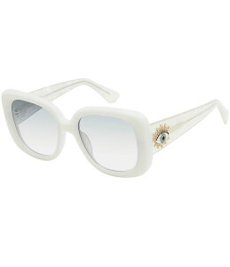 J[gWFCK[h fB[X ANZT[ TOXEACEFA Kurt Geiger London Women's KGL1034 53mm Square Sunglasses Bone