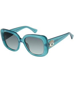 J[gWFCK[h fB[X ANZT[ TOXEACEFA Kurt Geiger London Women's KGL1034 53mm Square Sunglasses Turquoise ^[RCY