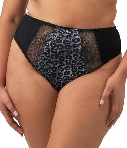 �G���~ ���f�B�[�X �A���_�[�E�F�A �p���c Elomi Morgan High Leg Brief Snow Leopard �A�j�}��