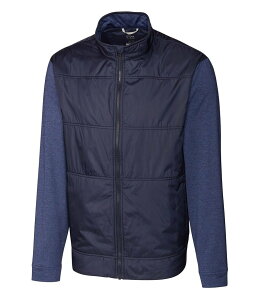 Jb^[AhobN Y AE^[ WPbgEu] g[ WPbg Cutter & Buck Big & Tall Stealth Performance Stretch Full-Zip Jacket Liberty Navy lCr[