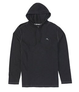 �g�b�~�[�o�n�} �����Y �A�E�^�[ �p�[�J�[�E�X�E�F�b�g �g�[�� �p�[�J�[ Tommy Bahama Big & Tall Bali Beach Long Sleeve Hoodie Black �u���b�N