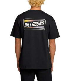 ビラボン メンズ トップス シャツ Tシャツ ロゴ Billabong Walled Logo Short Sleeve T-Shirt Black ブラック