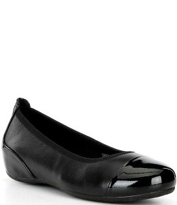 �W���Z�t�Z�C�x�� ���f�B�[�X �V���[�Y �p���v�X �L���b�v ���U�[ Josef Seibel Florina 01 Leather Cap Toe Flats Black �u���b�N