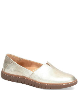 {[ fB[X V[Y pvX U[ [t@[ Born Sebra II Leather Loafers Light Gold S[h