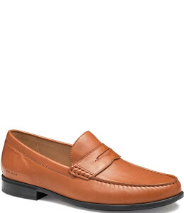WXgAh}[tB[ Y V[Y Xb|E[t@[ U[ [t@[ Johnston & Murphy Men's Harrison Leather Penny Loafers Cognac