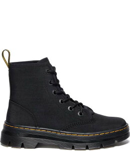 hN^[}[` fB[X V[Y u[cECu[c N[v iC u[c Dr. Martens Women's Charlee Chukka Crepe Nylon Combat Booties Black ubN