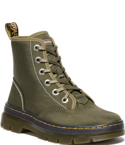 hN^[}[` fB[X V[Y u[cECu[c N[v iC u[c Dr. Martens Women's Charlee Chukka Crepe Nylon Combat Booties DMS Olive I[u