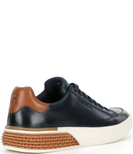 �R�[���n�[�� �����Y �V���[�Y �h���X�V���[�Y �X�j�[�J�[ ���U�[ Cole Haan Men's GrandPro Leather Halfcourt Skyweave Sneakers Navy Blazer/British Tan/Ivory �A�C�{���[