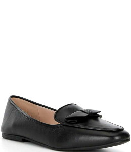 yz R[n[ fB[X Xb|E[t@[ V[Y Payson Leather Bow Square Toe Loafers Black