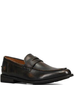�t���C �����Y �V���[�Y �X���b�|���E���[�t�@�[ ���U�[ ���[�t�@�[ Frye Men's Tyler Flex Leather Penny Loafers Brown �u���E��