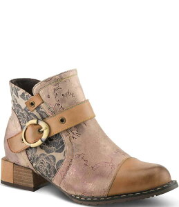 eBXe fB[X V[Y u[cECu[c AN u[c U[ L'ARTISTE L`ARTISTE Sipperb Leather Faux Fur Lined Buckle Strap Hardware Ankle Booties Beige Multi x[W