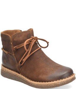 �{�[�� ���f�B�[�X �V���[�Y �u�[�c�E���C���u�[�c �A���N�� �u�[�c ���[�X ���U�[ Born Calyn Distressed Leather Lace Ankle Booties Glazed Ginger