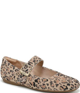 �h�N�^�[�E�V���[�� ���f�B�[�X �V���[�Y �p���v�X �v�����g �X�G�[�h Dr. Scholl's Weston Jane Leopard Print Suede Mary Jane Flats Leopard �A�j�}��