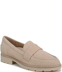 【送料無料】 バイオニック レディース スリッポン・ローファー シューズ Cleo Croco Embossed Suede Penny Loafers Lucid Beige