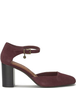 ���b�L�[�u�����h ���f�B�[�X �V���[�Y �q�[�� �X�G�[�h �A���N�� Lucky Brand Kanira Suede Ankle Strap Pumps Cranberry
