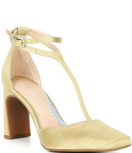 �J�b�p�[�L�[ ���f�B�[�X �V���[�Y �q�[�� �T�e�� Copper Key Julieta Satin T-Strap Pumps Prickly Pear